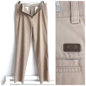ARMANI EXCHANGE MEN'S CHINO PANTS MADE IN ITALY